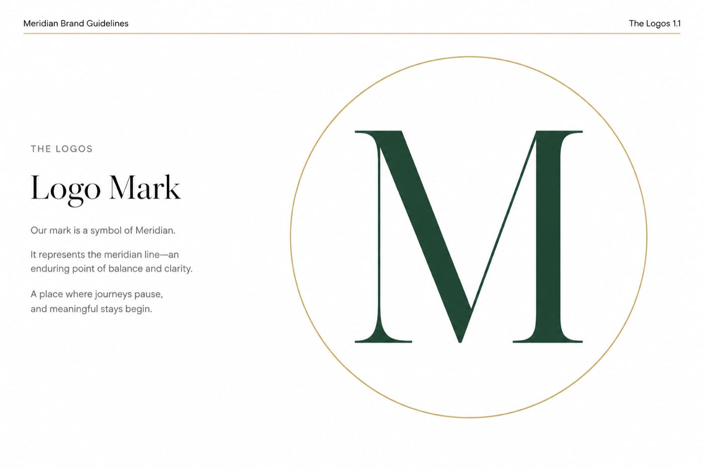 Logo mark guideline slide