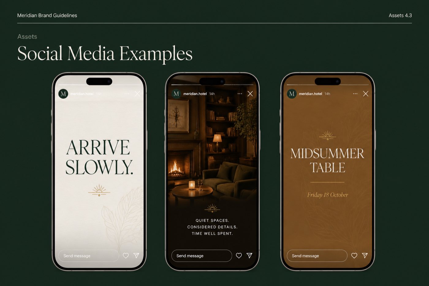 Social media brand examples slide